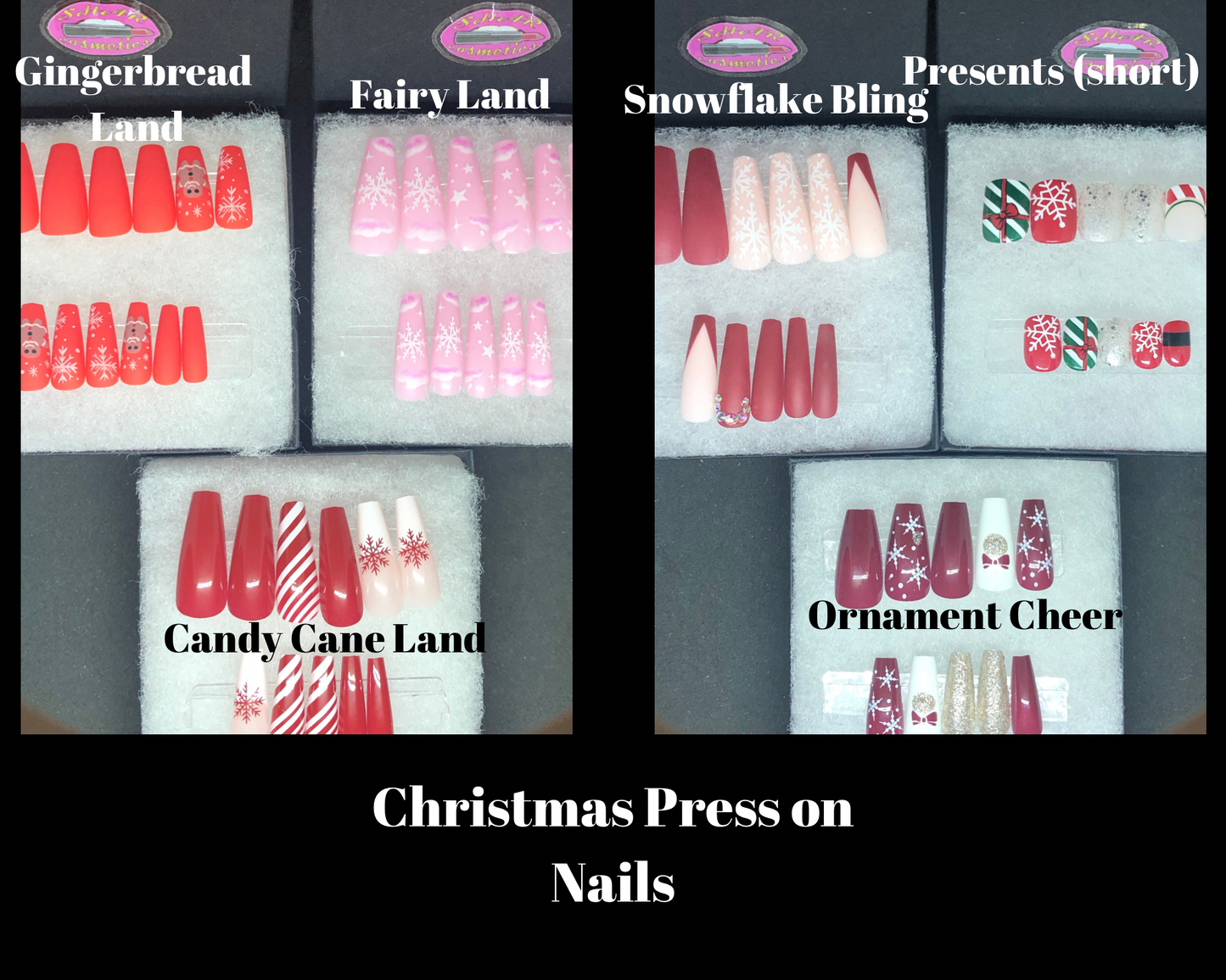 Christmas Press on Nails