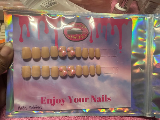 Kids Handmade nails .