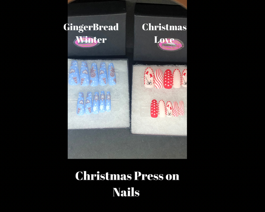 Christmas Press on Nails